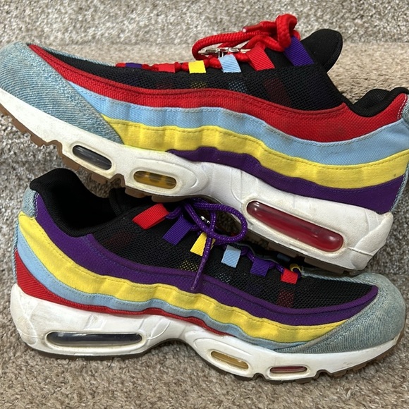 Nike Air Max 95 SP Multi. Men’s size 10.5. CK5669-400. Very good condition - Picture 7 of 16